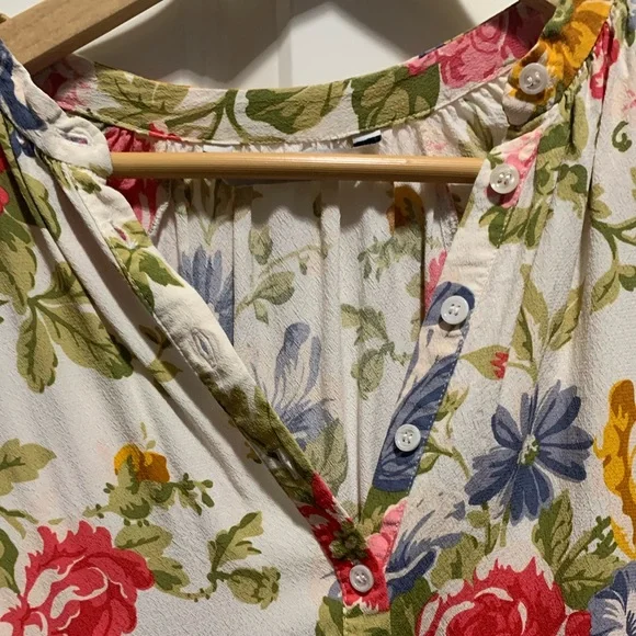 ZARA ECRU FLORL PRINT MIDI FLOWING DRESS - Picture 9 of 13